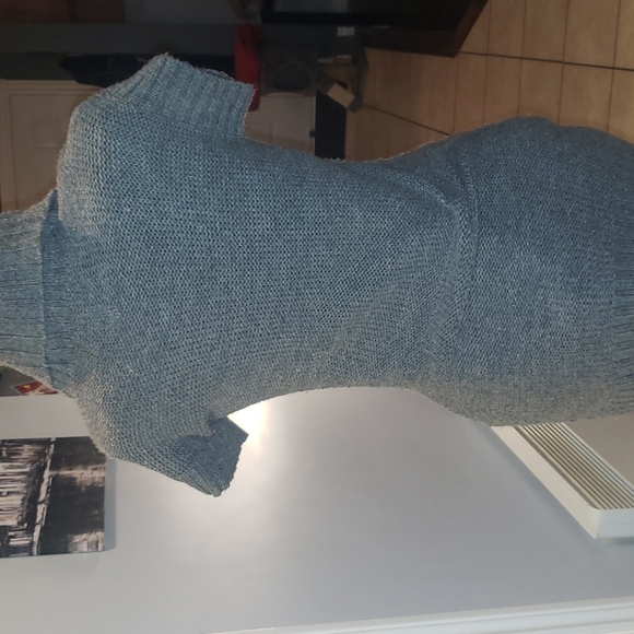 Knit gray dress - Picture 2 of 3